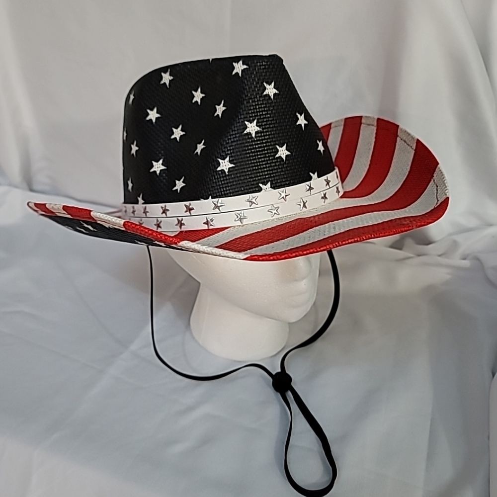 LULLA Collection Patriotic Cowboy Hat ~ One Size